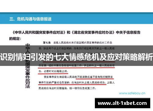 识别情妇引发的七大情感危机及应对策略解析 识别情妇引发的七大情感危机及应对策略解析