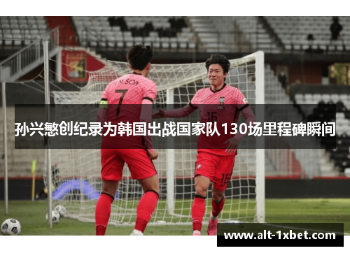孙兴慜创纪录为韩国出战国家队130场里程碑瞬间